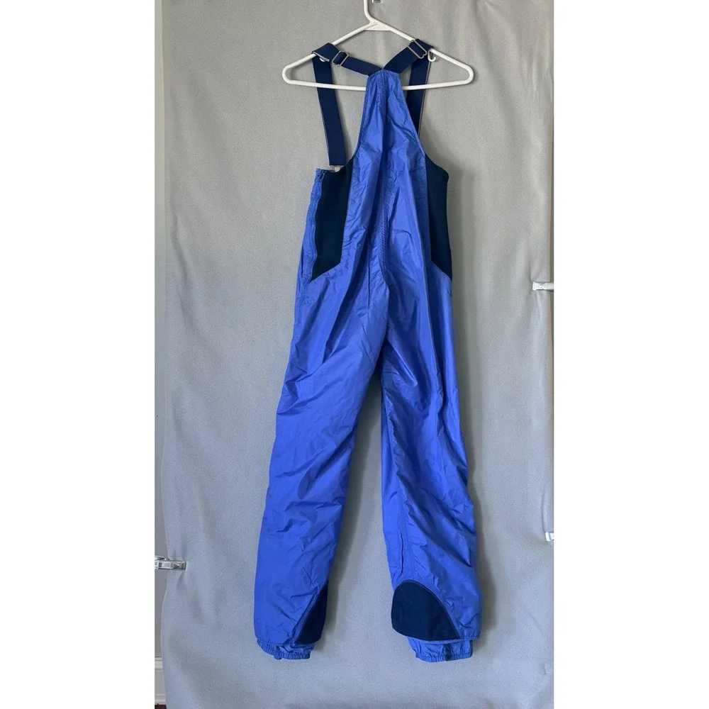 North Face Extreme Gore-Tex Ski Suit Jacket Bibs Blue Vintage Kids Youth 8 USA